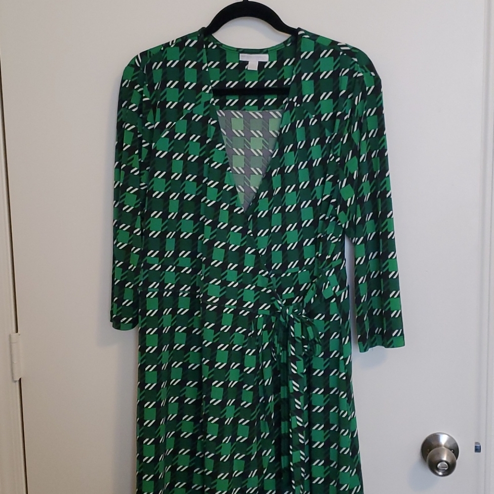 Faux Wrap Dress